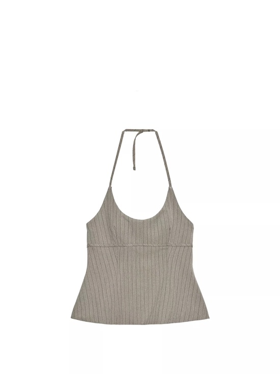 Zara Tops - Halter Tank Top in pinstripe